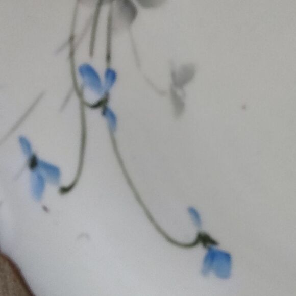 Nippon Hand Painted Floral Serving Plate with Handles Gold Trim Antique - Picture 6 of 11